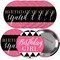 Big Dot of Happiness Chic Happy Birthday - Pink, Black and Gold - 3 inch Birthday Party Badge - Pinback Buttons - Set of 8
